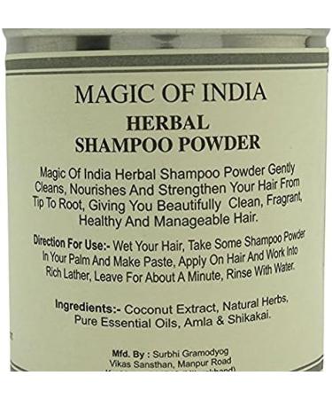 Magic of India Fragrance Sampoo Herbal Powder with Conditioner - Select Fragrance - Buy Online on GoSupps.com