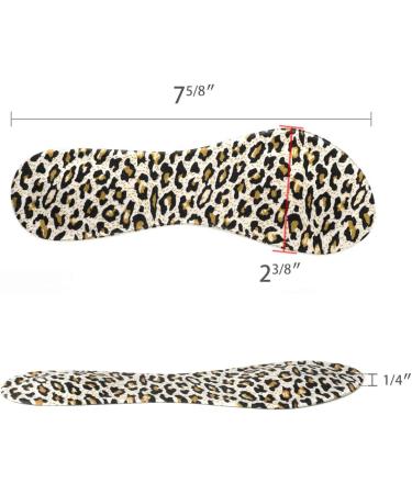 Buy uxcell 3/4 Length High Heel Cushions Insoles | Comfortable Leopard Print Shoe Pads - International Shipping Available - Buy Online on GoSupps.com