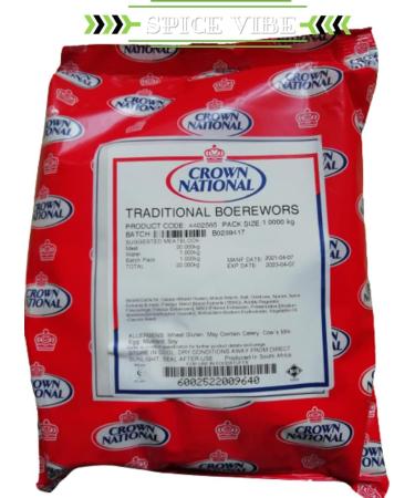 BOEREWORS Spice Seasoning Traditional Flavour - Crown National - Buy Online on GoSupps.com