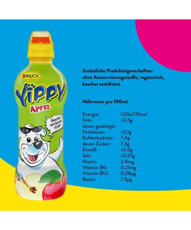 Rauch Yippy Apple 6-Pack - 6x330ml Disposable Juice | International Shipping Available - Buy Online on GoSupps.com