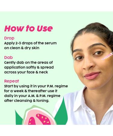JOKE 10% Vitamin C Guava Face Serum for Skin Brightening & Even toned complexion with Hyaluronic acid & Pentavitin for Women & Men - Buy Online on GoSupps.com