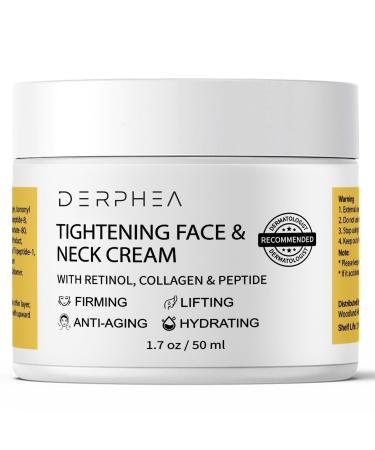 Neck Tightening Cream Neck Firming Cream For Tightening and Firming Fine lines Loose & Sagging On Face Decollete & Other Skin Areas - 1.7 OZ 1.7 Fl Oz (Pack of 1) Yellow