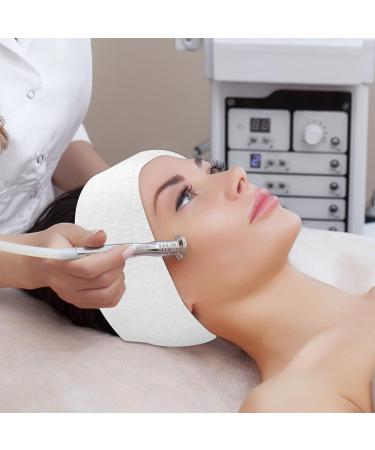 PENCLE Disposable Spa Facial Headbands - 102 PCS White Stretch Hair Bands for Women Girls Skin Care Makeup - Adjustable Elastic Non-Woven Soft Fabric - Individual Package - Ideal for Salon Use - Buy Online on GoSupps.com