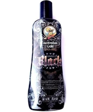Australian Gold Sinfully Black Bronzer Tanning Lotion 8.5 Oz/ 250 Ml