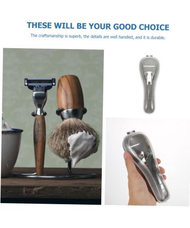 Beaupretty Travel Razor Storage Box - Shopproof Etui Holder for Men - Gray Razor Case 16.5x6x3.5cm - Ideal for Shower Use - Buy Online on GoSupps.com