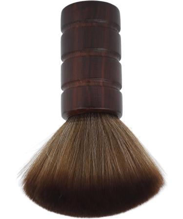 Dust Removal Brush for Neck and Face Professional Neck Hair Cleaning Brush Ergonomic Beech Handle Nylon Hair for Hairdresser for Home Salon - Buy Online on GoSupps.com