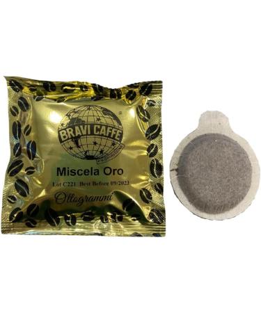  BRAVI CAFF F.LLI CIRAVEGNA Bravi Caff Coffee Pods - Oro Blend - Pack of 150 - Buy Online on GoSupps.com