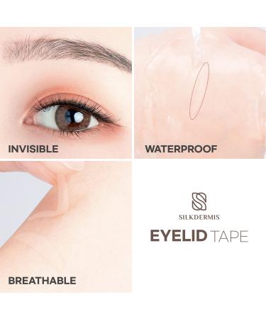 Silkdermis Eyelid Tape - 400 Count Invisible Double Eyelid Lifter Strips for Hooded & Droopy Lids - Buy Online on GoSupps.com