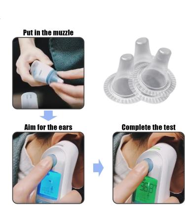 Pack of 100 Ear Thermometer Protective Caps Ear Fever Thermometer Replacement Caps Digital Ear Thermometer Protective Caps Braun Ear Thermometer Universal Protective Caps - Buy Online on GoSupps.com