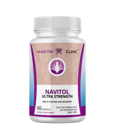 MARTIN CLINIC Navitol Daily Energy + Focus Support Natural Clean Energy Mental Clarity & Motivation for Everyday Wellness 90 Capsules
