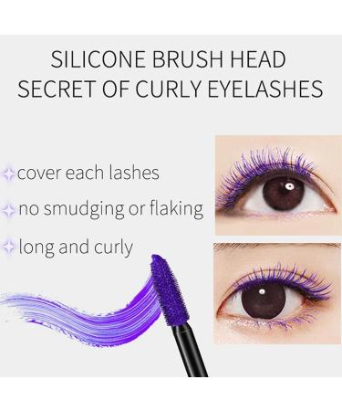 Rosarden Purple Waterproof Colored Mascara for Long, Voluminous and Colorful Lashes - Buy Online on GoSupps.com