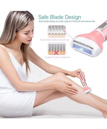 Premium 4-in-1 Electric Razor for Women | Wireless Facial Nose Eyebrow & Body Grooming | Ideal for Intimate Areas - Shop Now! - Buy Online on GoSupps.com