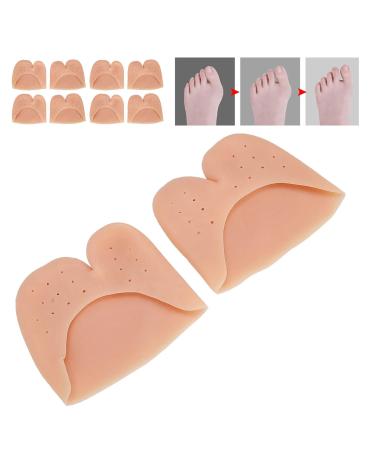 5 Pairs Toe Protector Kit with Forefoot Cushioning Pad - Closed Skin Tone - Buy Online on GoSupps.com