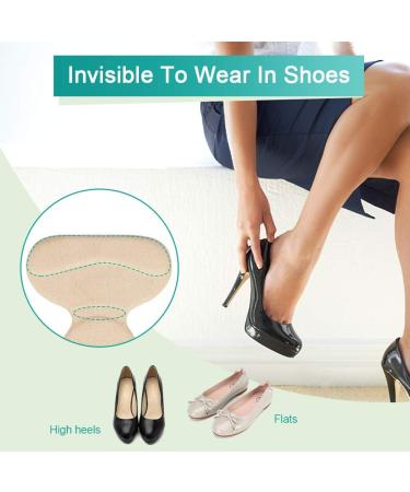 Heel Pillow Heel Holder - Anti-Slip Gel for Pain Relief | Strong Sticky Shoe Heel Protection for Men & Women (2 Pairs) - Buy Online on GoSupps.com