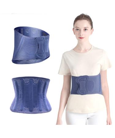 DUORUI Back Brace for Women & Men, Professional Back Support Brace, Back Support Belt, Back Pain Belt for Injury, Herniated Disc, Sciatica, Scoliosis and more (M(waist:34''-41'')) Blue Medium