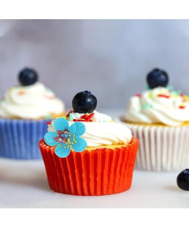 360 Pcs Cupcake Toppers Edible Wafer Paper Butterflies Printed Wafer Paper Edible Sheets Edible Rice Paper Cake Toppers for Birthday Party Wedding Party Dessert Decorations Butterfly a - Thin Style - Buy Online on GoSupps.com