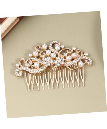 DOITOOL Bridesmaids Suction Cup Pencil Holder Veil Comb Antique Hair Comb Clips Bride Hair Comb Rhinestone Barrettes Womens Hair Ornament Wedding Crystal Beads Miss - Buy Online on GoSupps.com