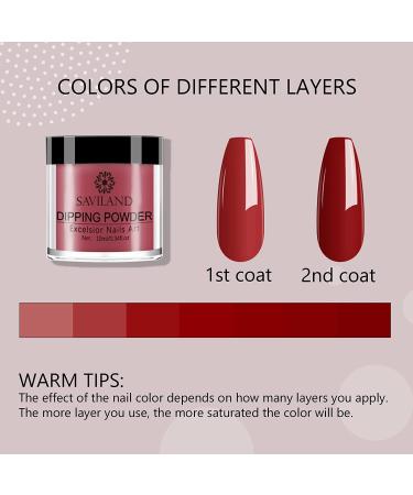 10 Colors Saviland Dip Powder Nail Kit - Glitter Brown Nude Black White Dipping Powder French Manicure Set - Includes Base, Top Coat, Activator Brush - No Nail Lamp Needed - Buy Online on GoSupps.com
