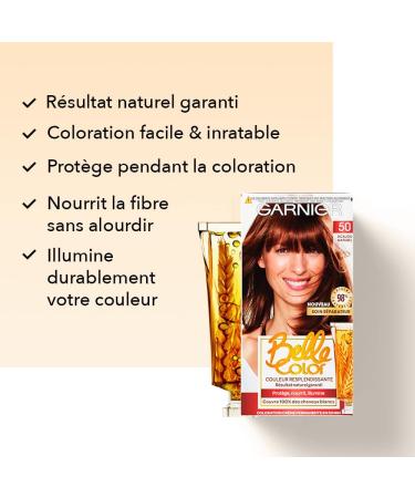Garnier - Belle Color - Permanent Mahogany Coloring - 50 Natural Mahogany - Buy Online on GoSupps.com