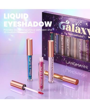 10 Colors Glitter Pearl Liquid Eyeshadow Set - Waterproof Metallic Shimmer Eye Pigment for Stunning Smokey Looks | Quick-Drying & Smudge-Proof - Buy Online on GoSupps.com