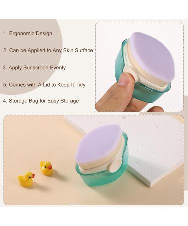 Sunscreen Applicator Brush for Kids | Portable Mini Sunblock Brush with Storage Bag - Buy Online on GoSupps.com
