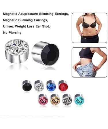 YYWE Non Piercing Acupressure Earrings Magnetic Lymph Detox Earrings Magnetic Slimming Earrings Stainless Steel Magnetic Earrings for Unisex - Buy Online on GoSupps.com