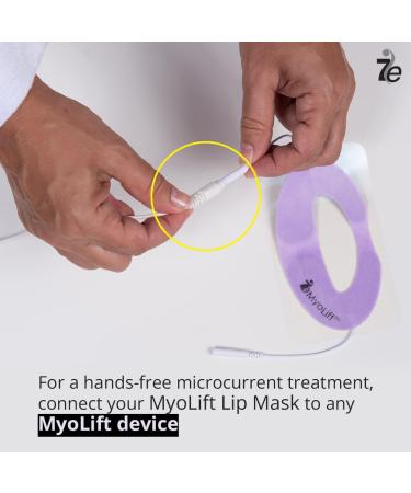 7E Wellness Conductive Lip Mask for Myolift - Portable Anti-Aging Skin Care Tool for Instant Face Lift & Tightening - Up to 10 Uses - Buy Online on GoSupps.com