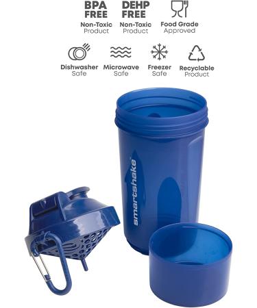 Smartshake Original Collection O2Go Navy Blue - Stay Hydrated On-The-Go - Buy Online on GoSupps.com