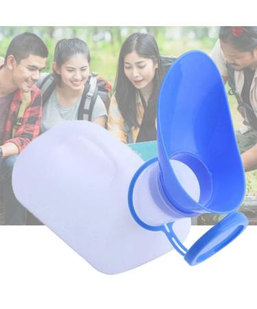 ICEMOB Unisex Pee Bottle Urinal Bottles with Adapter 1000Ml Urine Bottles Non Spill Ergonomic Handle Design Wee Bottle for Home Camping Or Car Travel Easy to Clean