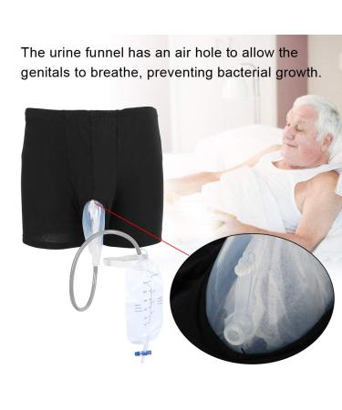 Portable Urinal Collector & Catheter Holder for Men - Reusable Silicone Urine Funnel & Incontinence Pants - Buy Online on GoSupps.com
