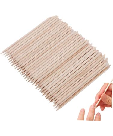 FRCOLOR 400 Pcs Wood Cuticle Pusher Bulk Orange Wood Stick Nails Cuticle Sticks for Nails Cuticles Nails Remover Tool Orangewood Nail Sticks Nail Cleaning Sticks Wooden Bamboo Supplies mediumx4pcs As Shownx4pcs - Buy Online on GoSupps.com