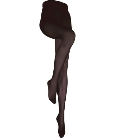 NuVein Compression Pantyhose for Women | 15-20 mmHg Support | Sheer Nylon Tights | Closed Toe Black | Petite Size - Buy Online on GoSupps.com