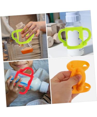 Abaodam 4 Pcs Silicone Bottle Handle Bottle Handle Milk Bottle Handles Newborn Bottle Handle Newborn Bottle Grip Milk Bottle Grips Silicone Soft Wide Mouth Silica Gel 13.00X7.00X6.50CMx2pcs Assorted Colorx2pcs - Buy Online on GoSupps.com