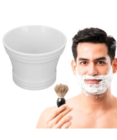Zjchao razor cup for razor foam and soap shaving soap peel shaving soap peel portable razor cup with a large capacity for men with a handle