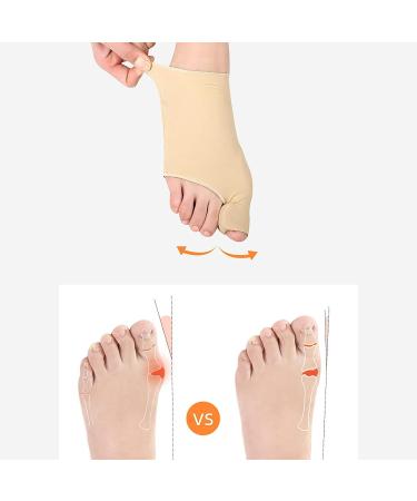 Bunion Corrector for Men & Women - Pain Relief for Hallux Valgus Hammer Toe & Large Toe Joint | Effective Bunion Treatment & Toe Separator - Buy Online on GoSupps.com