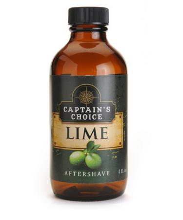 Captain's Choice Lime Aftershave 4.0 oz After Shave Pour