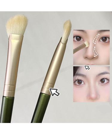 Eye Shadow Brush Synthetic Fibre Blending Brush for Makeup Half-Fan Shape | Eyeshadow Brush Professional Embellish Nose Bridge Eye Socket Side Shadow Smudge Bevel Sritob - Buy Online on GoSupps.com