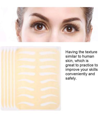 5Pcs Eyebrow Practice Skin Permanent Makeup Training Microblading Practice Skin - Fake Skin For Experienced Artists And Beginners(Gold) - Buy Online on GoSupps.com