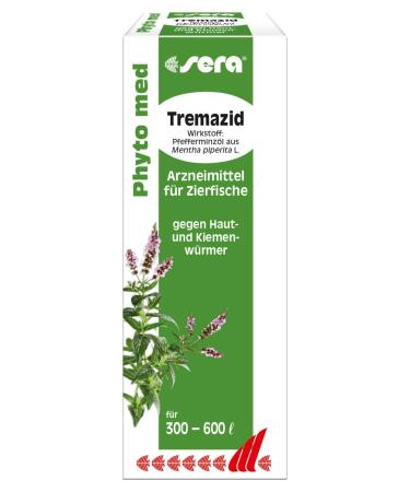 sera Phyto med Tremazid 30 ml - Herbal water conditioner against skin and gill worms - Buy Online on GoSupps.com