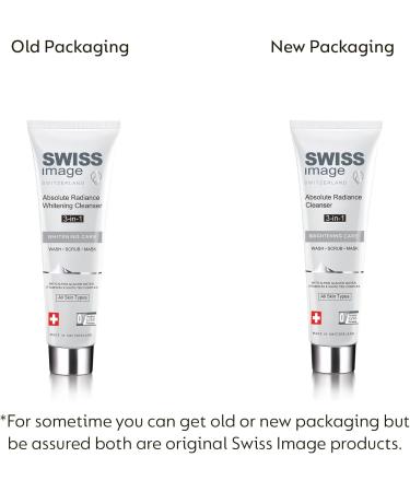 SWISS IMAGE Whitening Care - 3 in 1 Lightening Makeup Remover: Cleanser-Scrub-Mask - Natural Ingredients - Paraben and Phthalate Free - 100ml - Buy Online on GoSupps.com