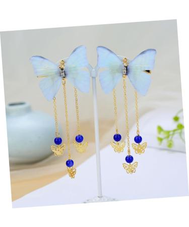 GALPADA 3 Pairs Hanfu Butterfly Headdress Metal Hair Clips Hanfu Hair Accessories for Metallic Hair Clips Metal Hair Claw Clips Hair Barrettes Tiara Child Hairpin Alloy Girl - Buy Online on GoSupps.com