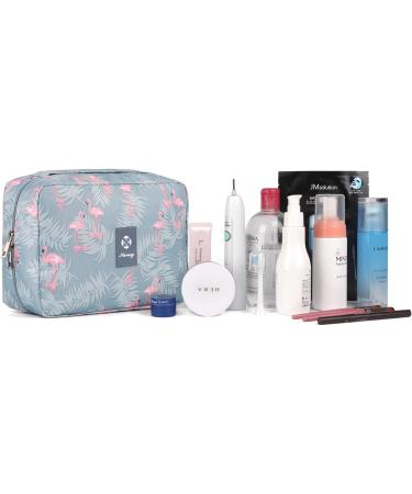Women's Waterproof Travel Hanging Toiletry Bag Organizer - Flamingo Theme - Buy Online on GoSupps.com