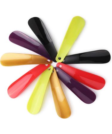Arroyner 10Pcs Plastic Shoe Horn 6.3 - Travel Shoe Horn for Men, Women, and Kids - Random Color - Buy Online on GoSupps.com