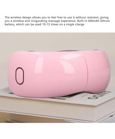 Yumili Eye Massage Device - Rechargeable USB Heated Eye Massager with Multi-Frequency Vibration & Hot Compress | Eye Care Device in Pink - Buy Online on GoSupps.com