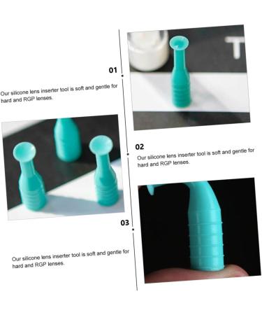 ULTECHNOVO 6pcs Contact Lens Suction Stick Contacts Removal Tool Hard Inserter Contact Lense Remover Tool Contact Lense Suction Stick Plunger Lenses Cup Abs Glasses Case Green 5x0.8x0.8cm - Buy Online on GoSupps.com