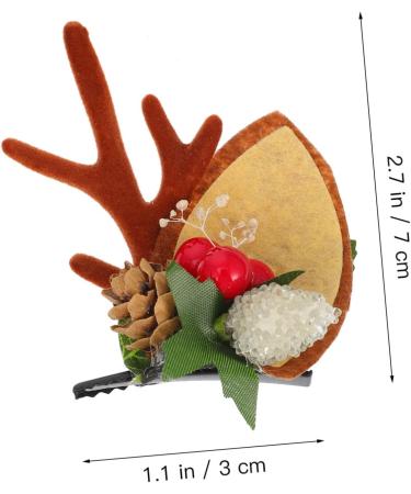 minkissy 2 Pairs Christmas Hair Clips Winter Hair Barrettes Xmas Hair Pins Xmas Hair Clip Christmas Photo Booth Props Xmas Kids Hair Accessories Kids Decor Felt Christmas Socks Elk Child - Buy Online on GoSupps.com