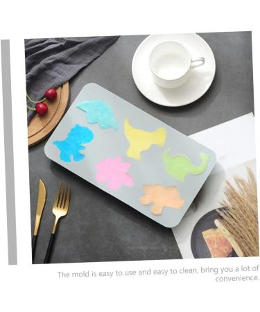 MAGICLULU 3D Birthday Cake Pan 10 Pcs Dinosaur Cake Mold Candy Jelly 3 Cube Moulds 28X16.2CMx5pcs - Buy Online on GoSupps.com