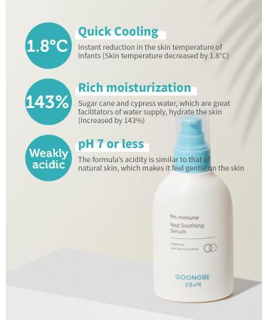 Pri-mmune Red Soothing Serum | Korean Baby Gel Lotion for Instant Skin Relief | Lightweight & Refreshing | 5.07 fl. oz - Buy Online on GoSupps.com