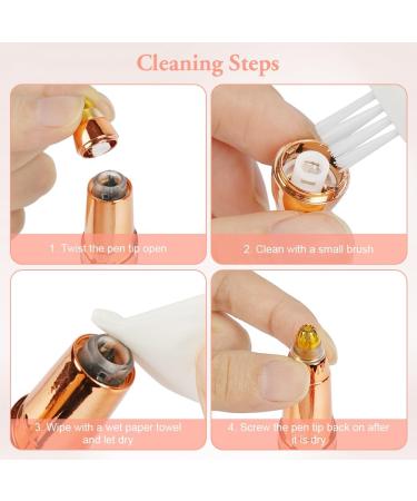 Hello Eyebrow Remover Electric Eyebrow Epilator for Women with Integrated LED Electric Eyebrow Trimmer for Women for Facial Hair Eyebrows Lip Hair Arms Rose Gold Rose Gold - Buy Online on GoSupps.com