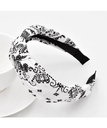 Buy Boho Wide Frontal Ligaments - 4-Pack Mixed Hair Bands for Women | Cute Twist-Knot Alice Hair Bands & 50s Hair Jewelry for Daily Use & Sports - Buy Online on GoSupps.com